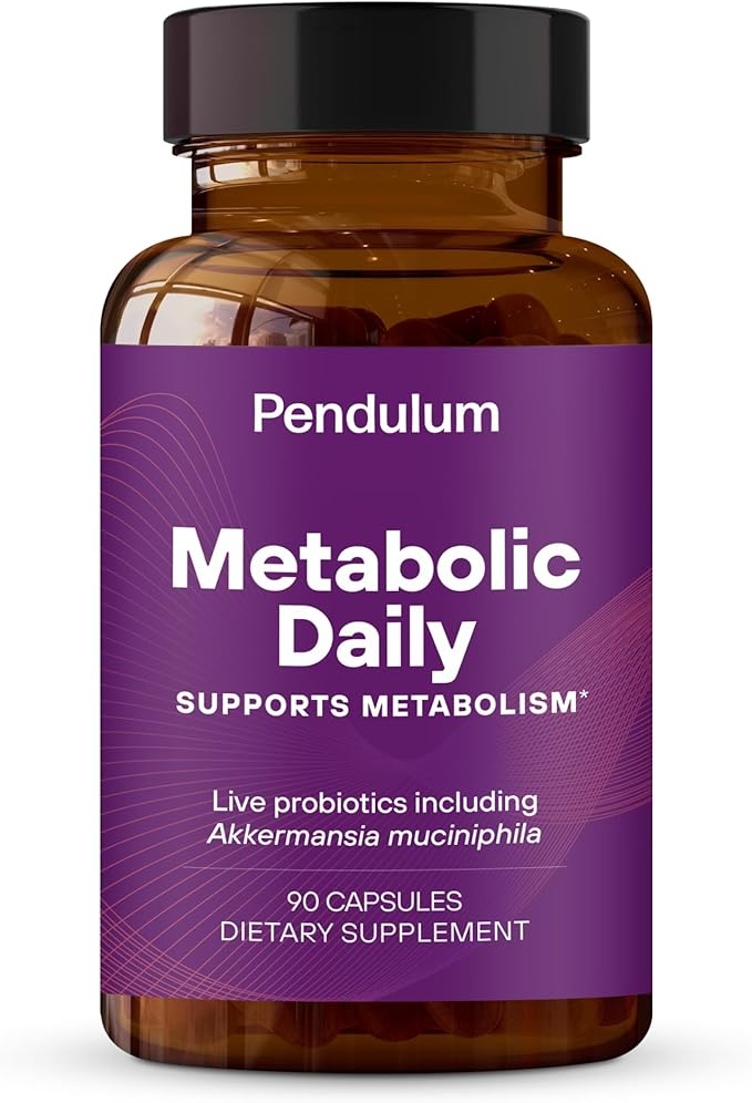 Behemoth Labz Pendulum Metabolic Daily - Multi-Strain Probiotic with Akkermansia Muciniphila to Support Metabolism and Sustain Energy Levels - for Women and Men - 90 Capsules (1 Pack)