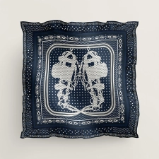 Hermes Brides de Gala Bandana a Pois scarf 70