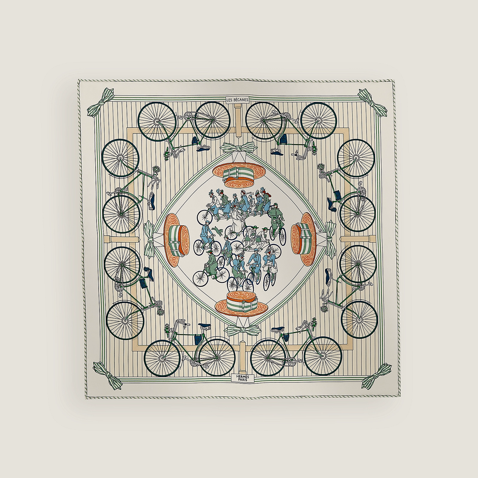 Hermes Les Becanes scarf