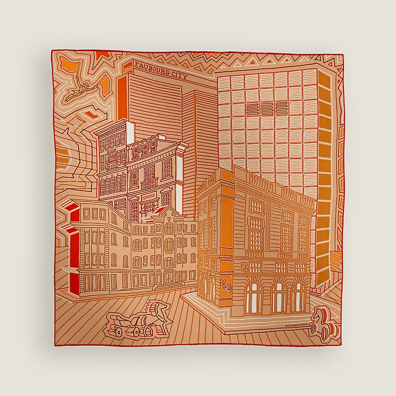 Hermes Faubourg City scarf 70