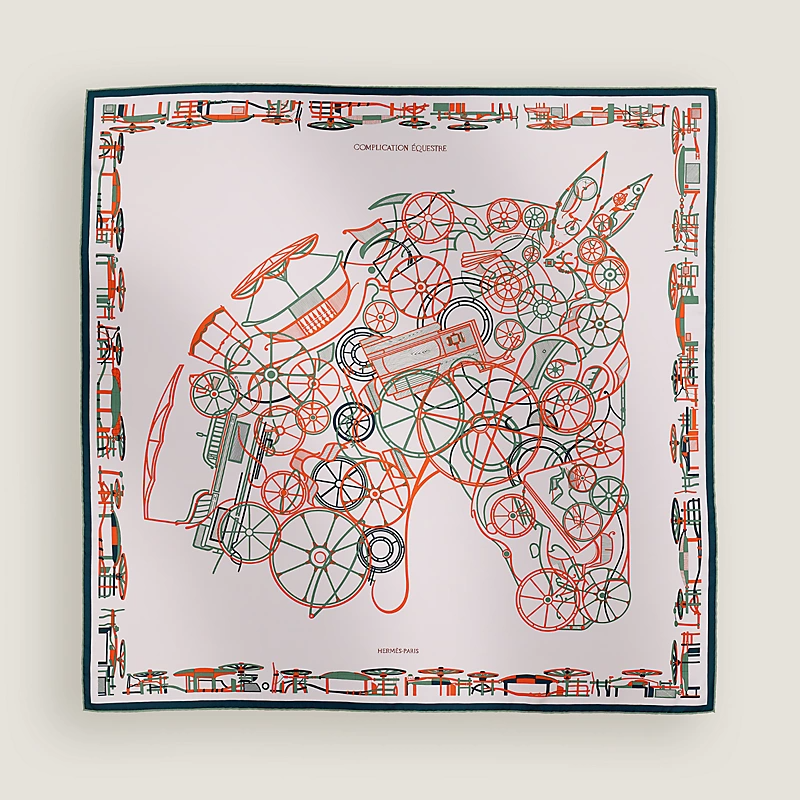 Hermes Complication Equestre scarf