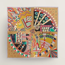Hermes Haute Parure scarf 90