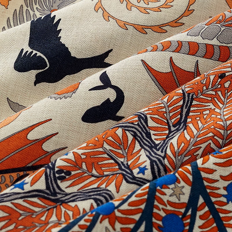 Hermes Sous le Charme d'Orphee shawl 140