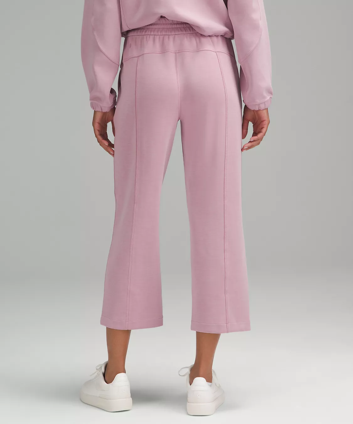 Lululemon Softstreme High-Rise Straight-Leg Cropped Pant Pink