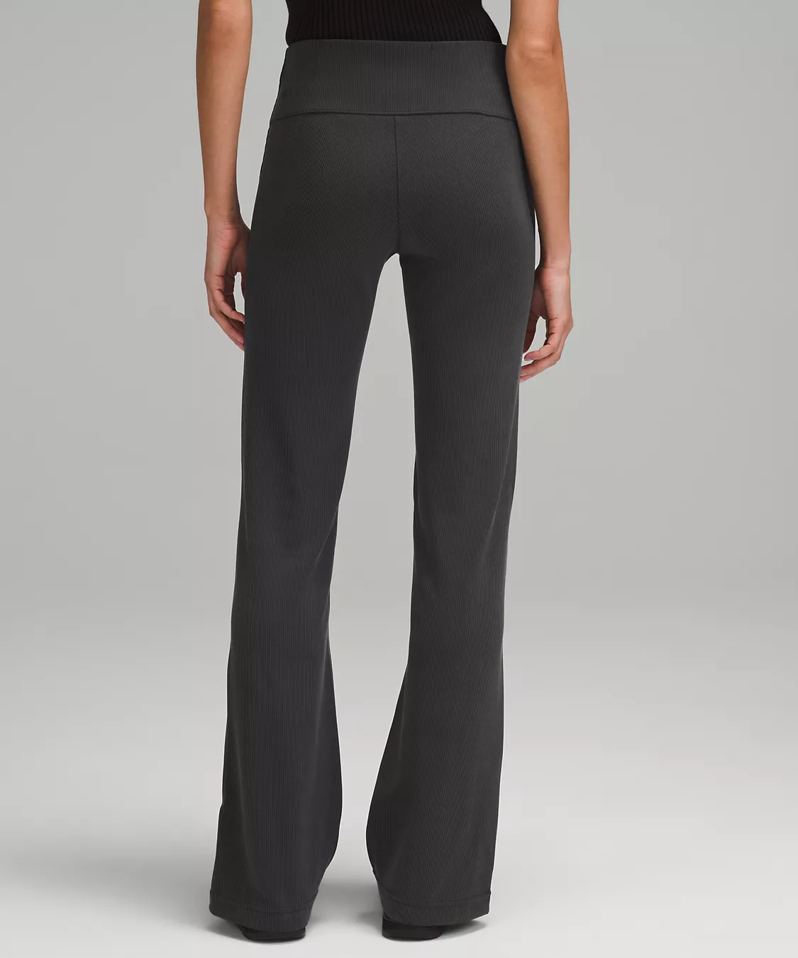 Lululemon Brushed Softstreme Ribbed Zip-Flared Pant 32.5"