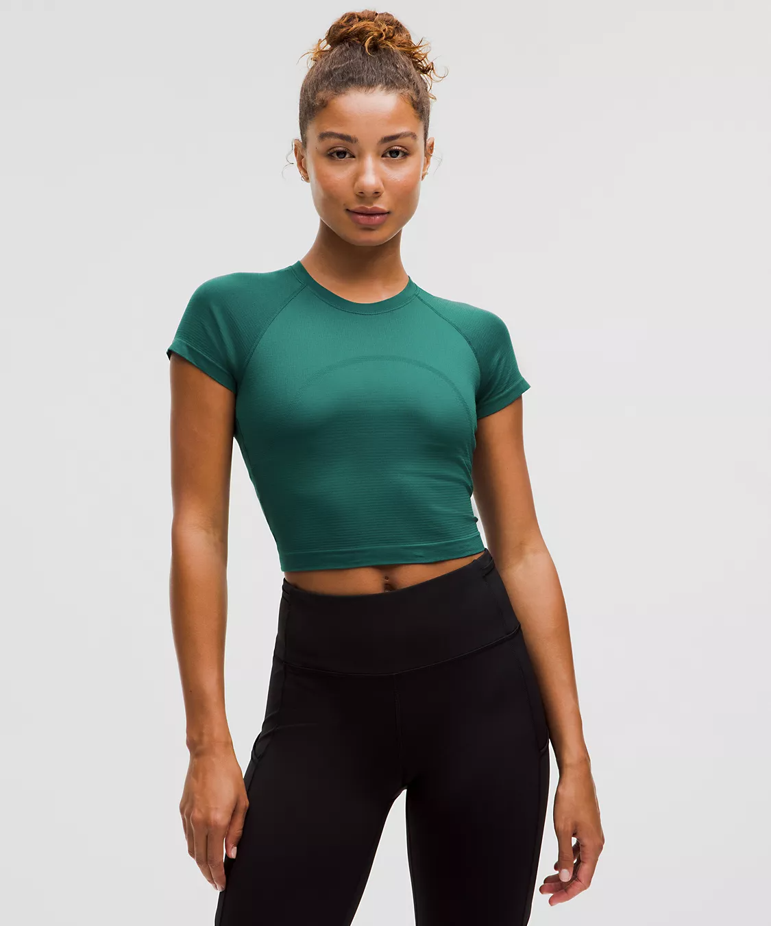 Lululemon Swiftly Tech Cropped Short-Sleeve Shirt 2.0