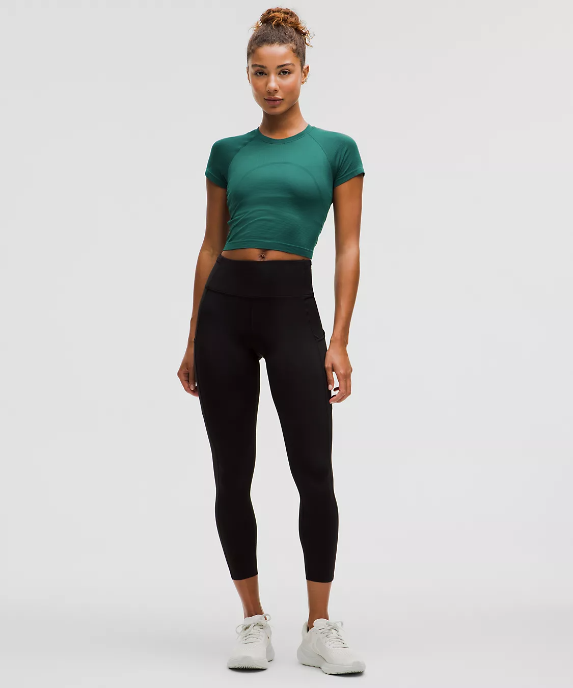 Lululemon Swiftly Tech Cropped Short-Sleeve Shirt 2.0