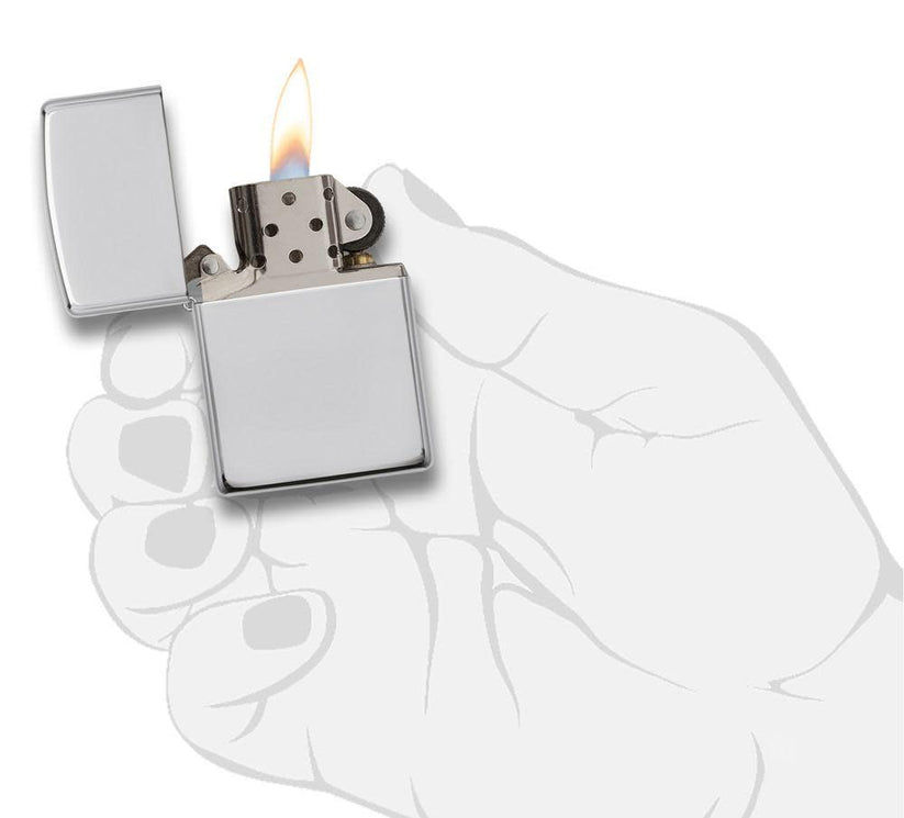 Zippo Armor® High Polish Sterling Silver