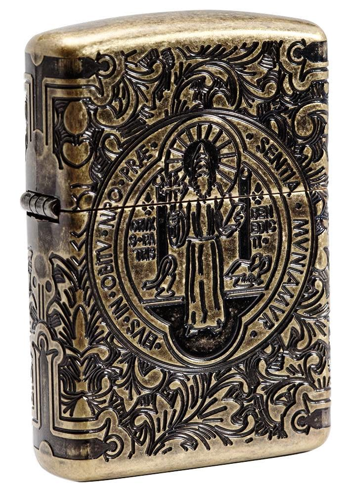 Zippo St. Benedict Design