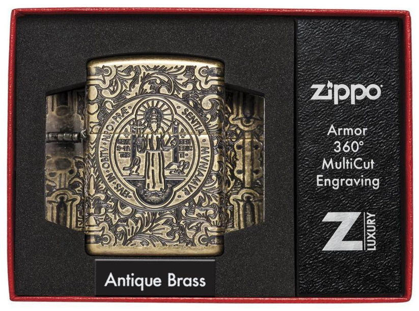 Zippo St. Benedict Design