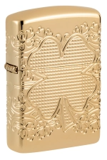 Zippo Lucky Clover Design