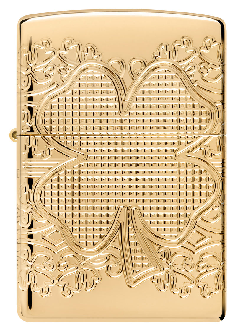 Zippo Lucky Clover Design