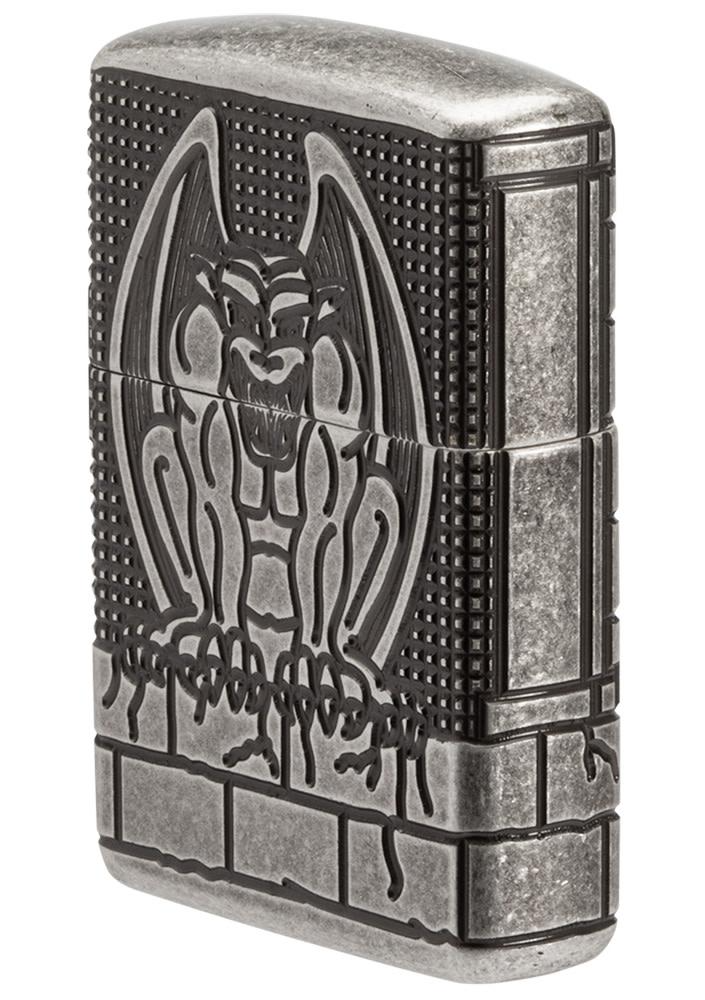 Zippo Armor® Antique Silver Gargoyle