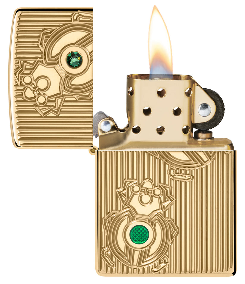 Zippo Bejeweled Beetle Design