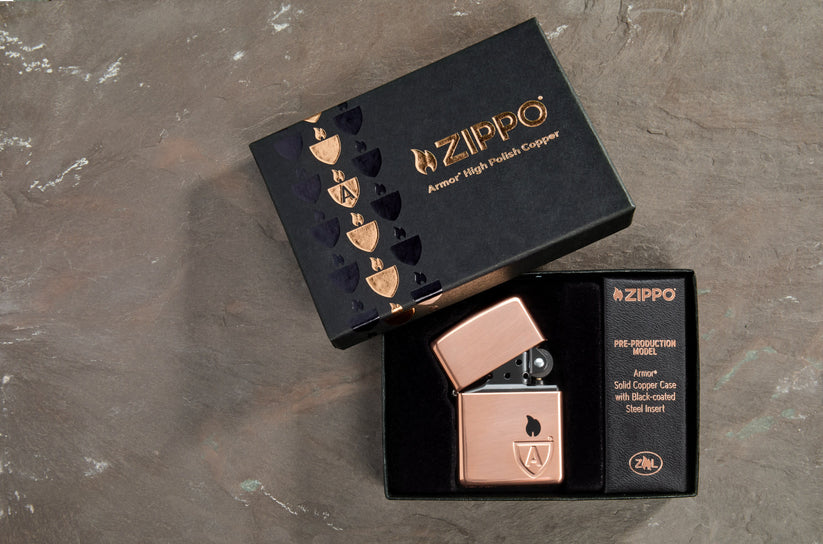 Zippo Armor® Solid Copper Case Lighter