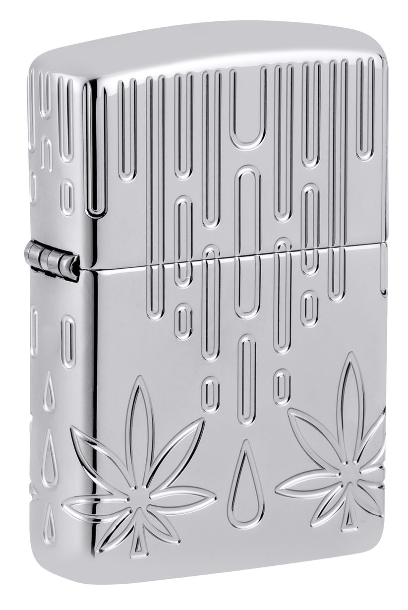 Zippo Waxy Leaf Design