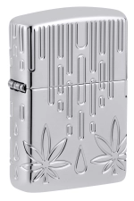 Zippo Waxy Leaf Design
