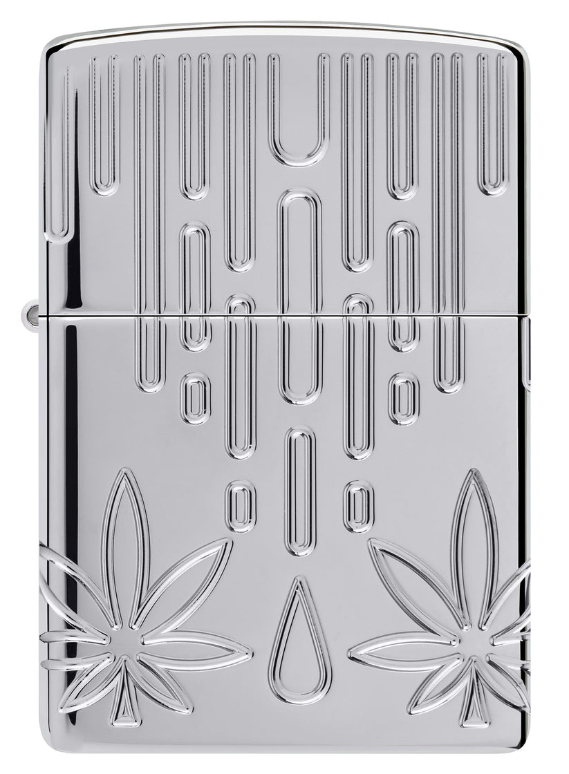 Zippo Waxy Leaf Design