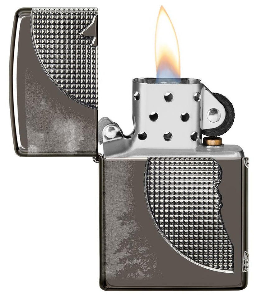 Zippo Armor® Wolf Design