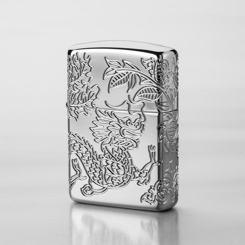 Zippo Armor® Dragon and Phoenix Design