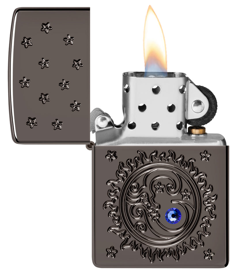 Zippo Ocean Crystal Design