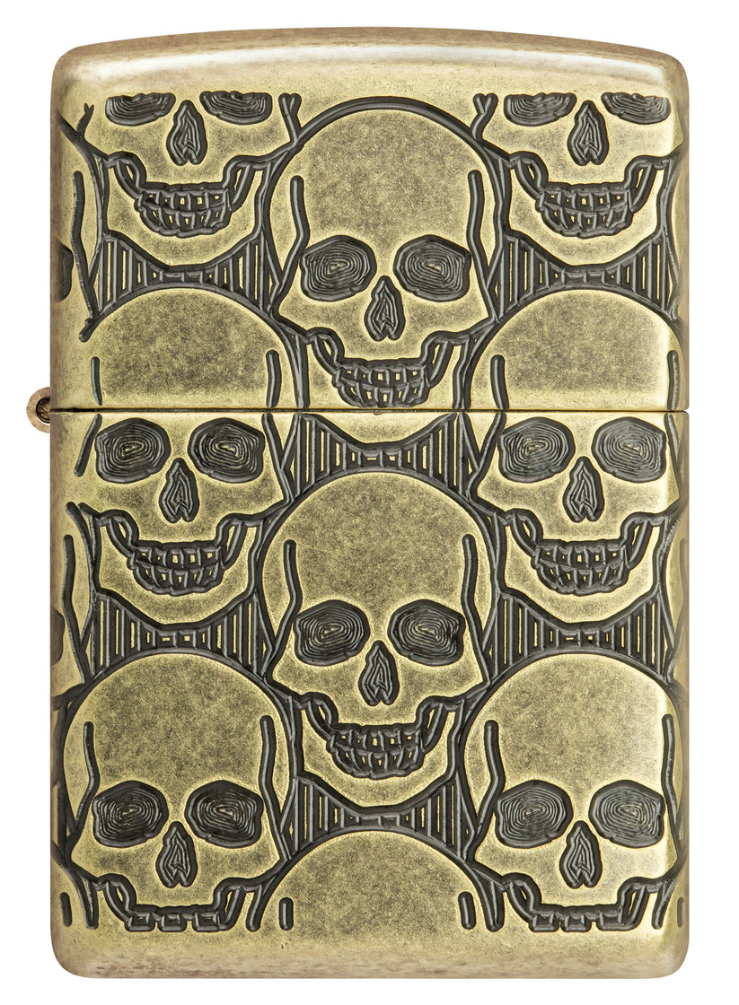 Zippo Cackling Cranium Design