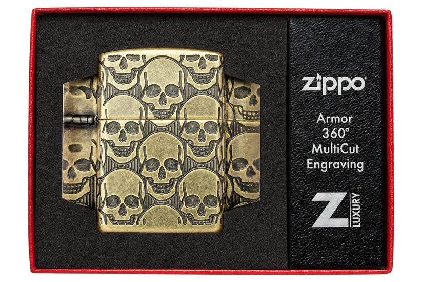 Zippo Cackling Cranium Design