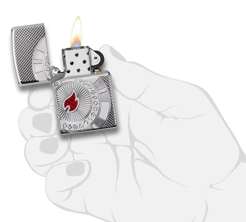 Zippo Armor® Poker Chip Design