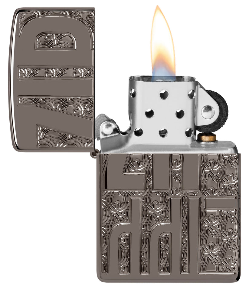 Zippo Reverse Carve Zippo Design