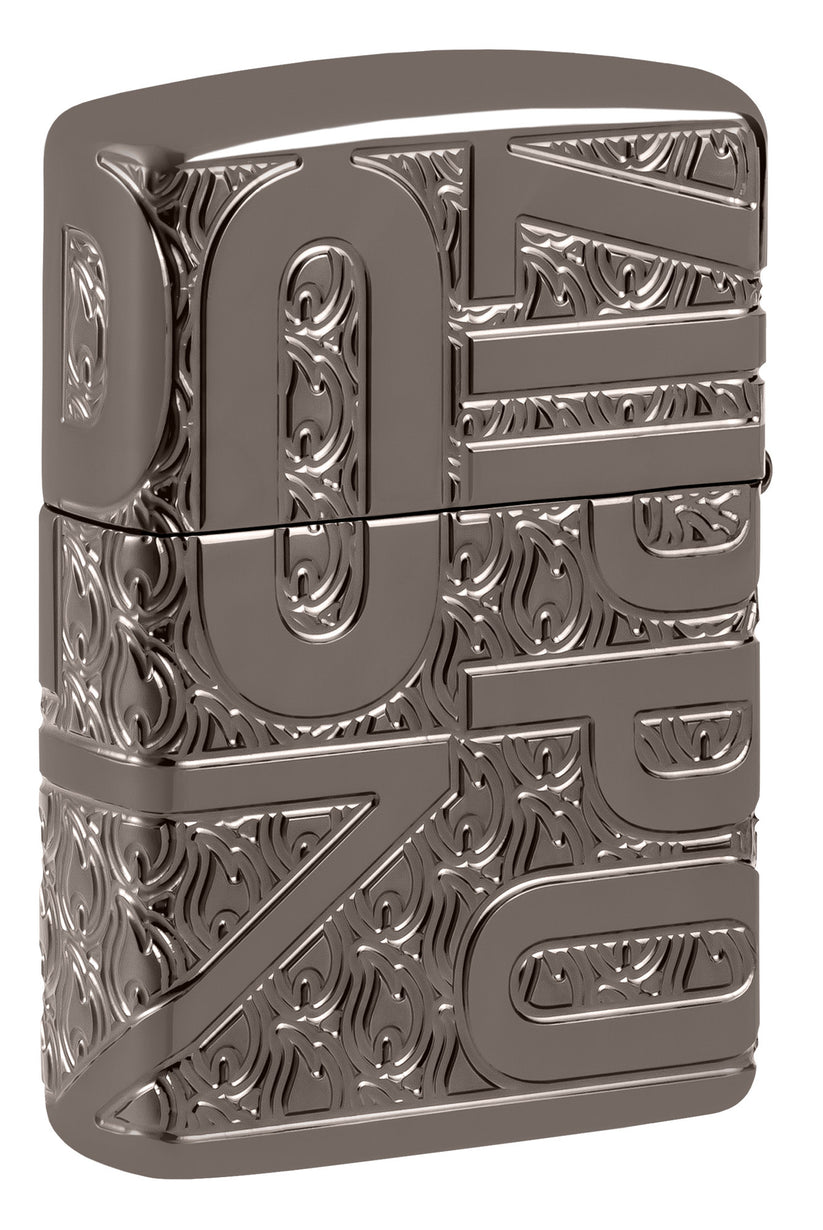 Zippo Reverse Carve Zippo Design