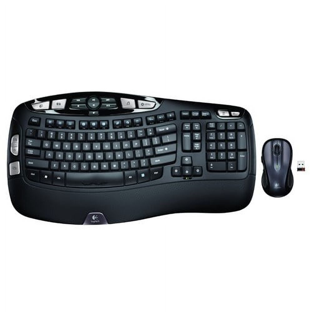 Logitech MK550 Wireless Desktop Set Keyboard Mouse USB Black