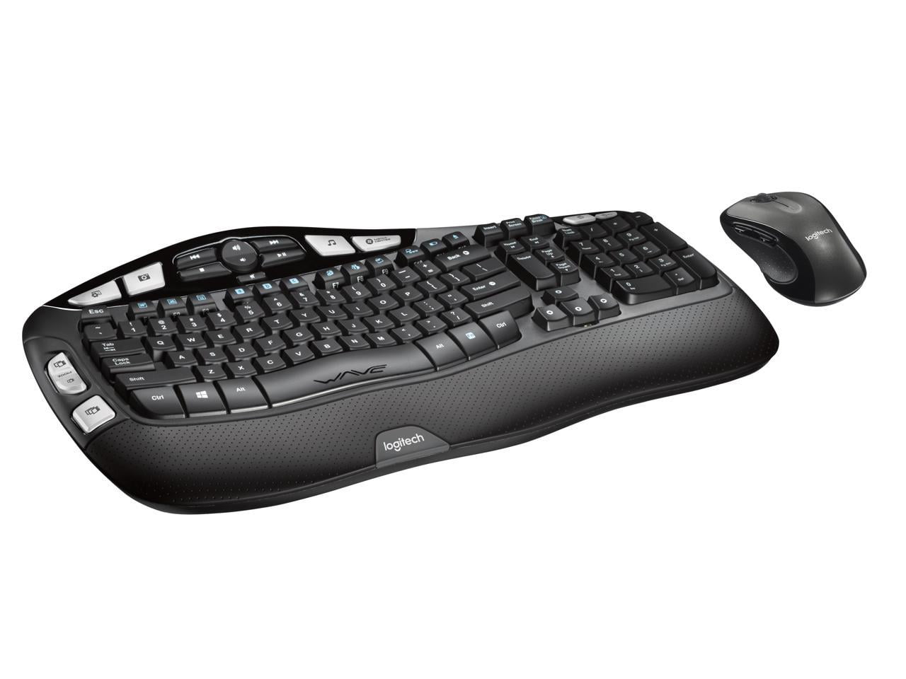 Logitech MK550 Wireless Desktop Set Keyboard Mouse USB Black