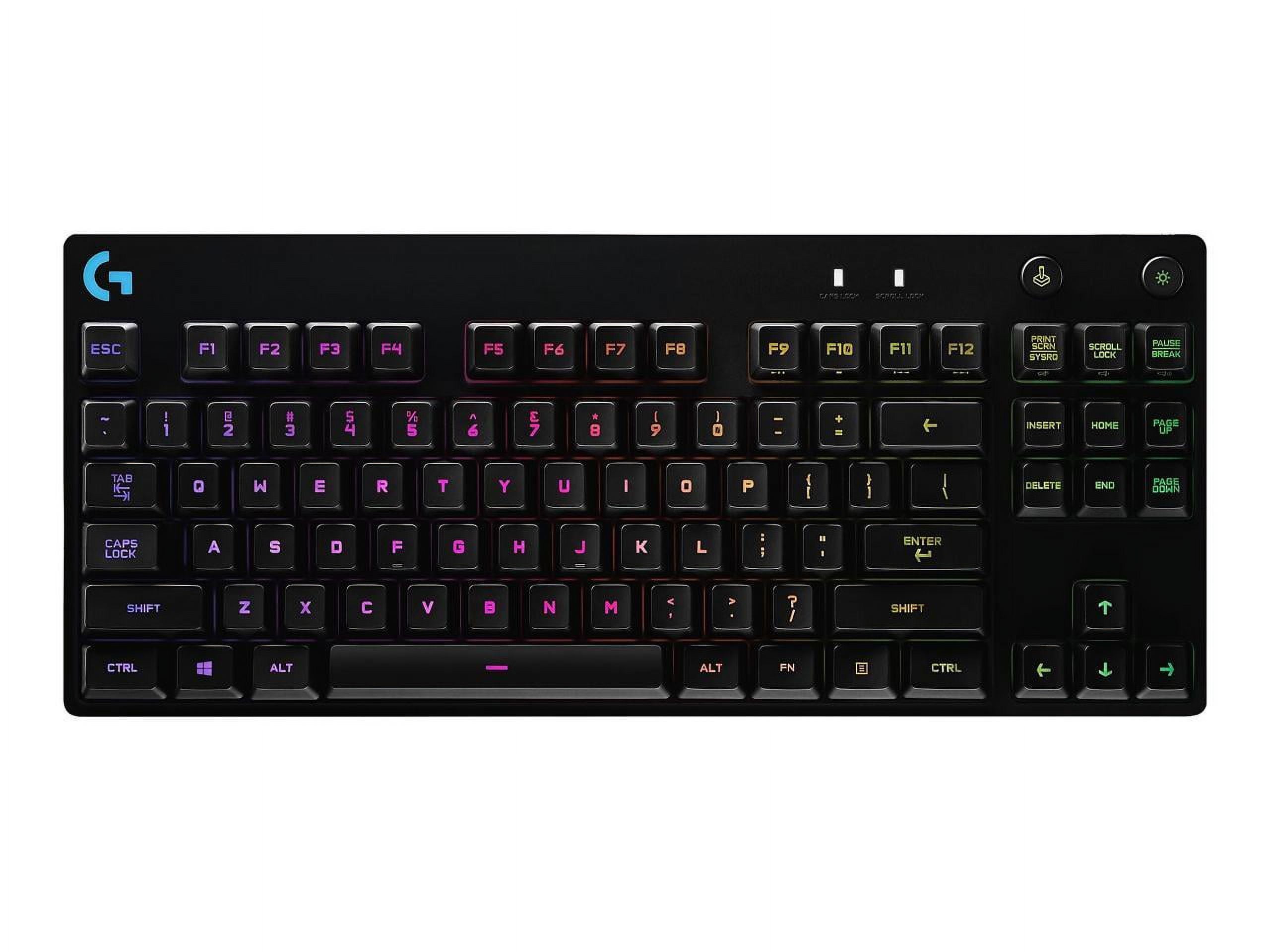 Logitech G PRO Mechanical Gaming Keyboard Ultra Portable RGB Backlit Keys Detachable Cable