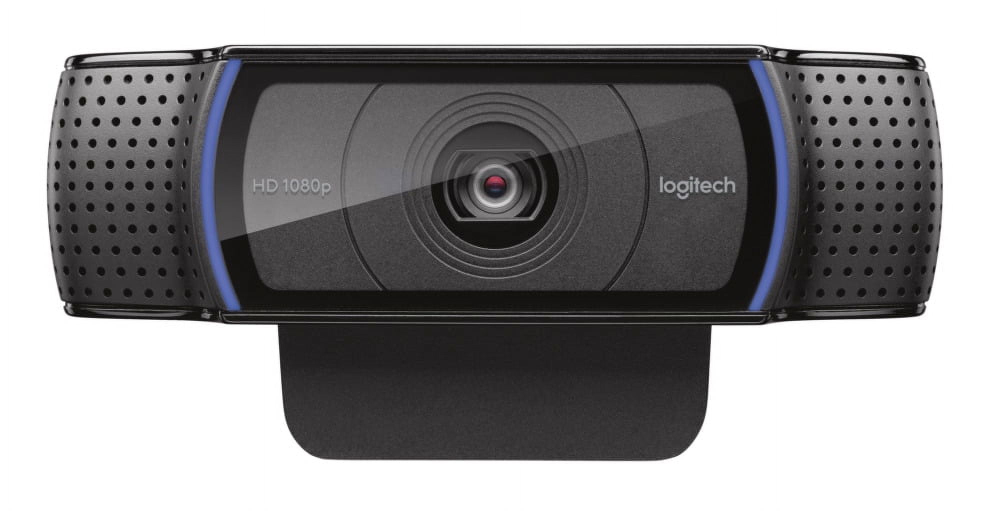 Logitech C920 HD Pro Webcam 1080p Black for Crystal-Clear Video Calls