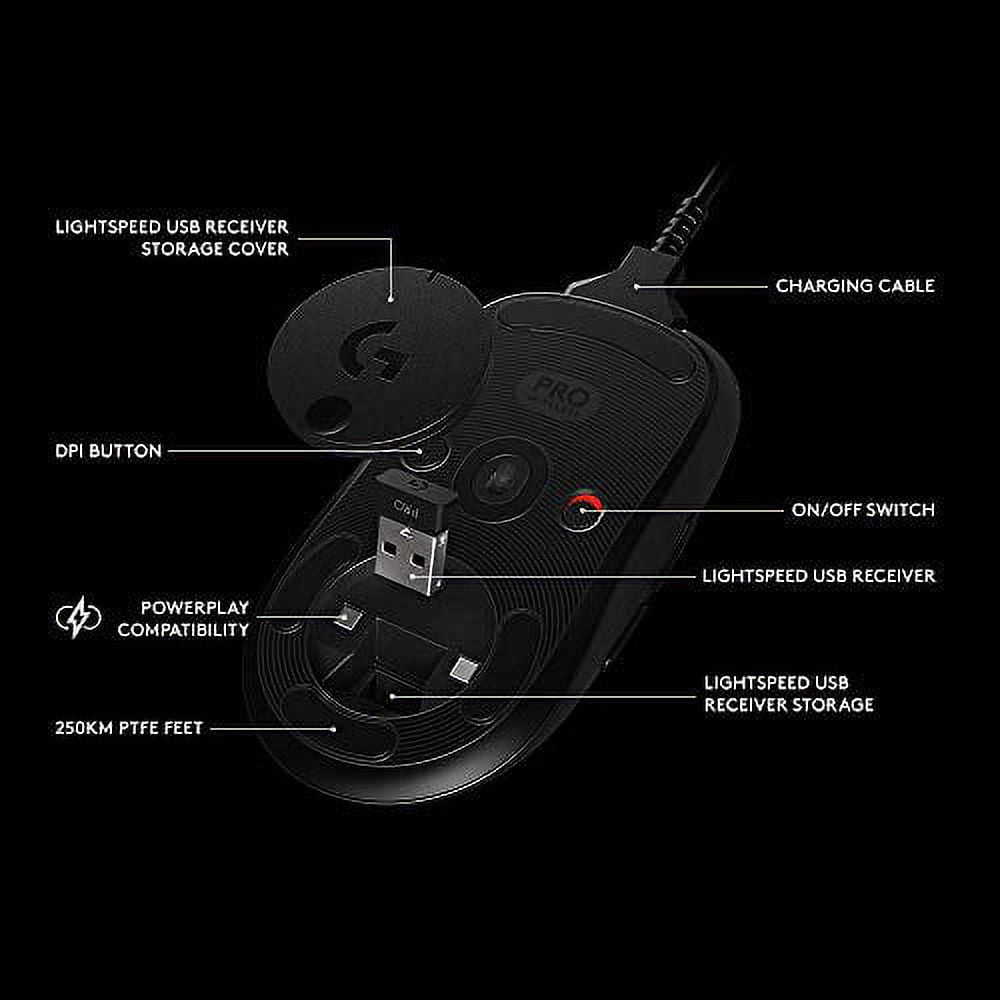 Logitech G Pro Wireless Gaming Mouse Esports Grade Performance