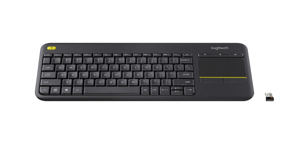 Logitech Wireless Touch Keyboard K400 Plus for Seamless Control