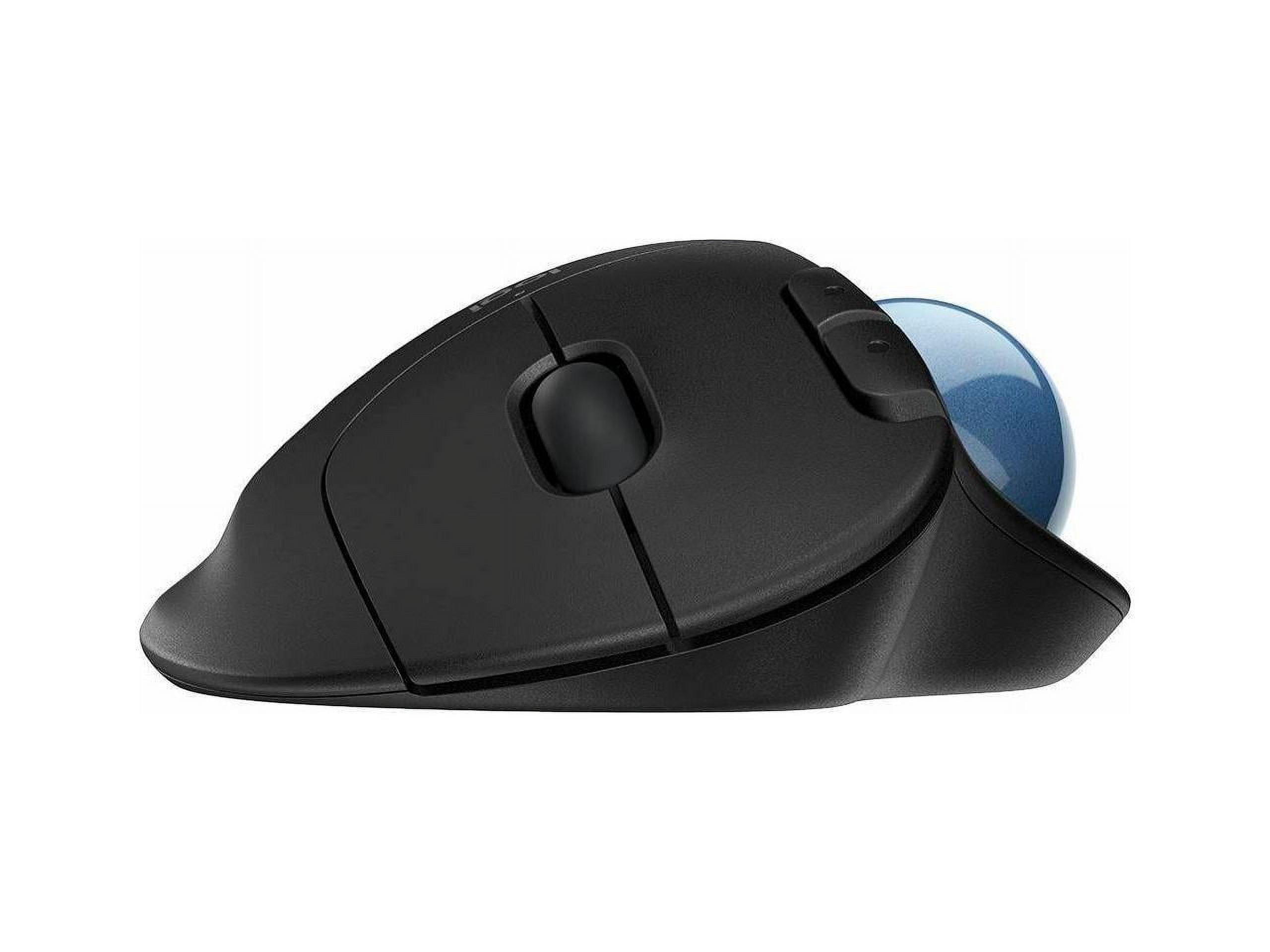 Logitech ERGO M575 Wireless Trackball Mouse Easy Thumb Control Precision Smooth Tracking Ergonomic Comfort Design Windows PC Mac Bluetooth USB Graphite.