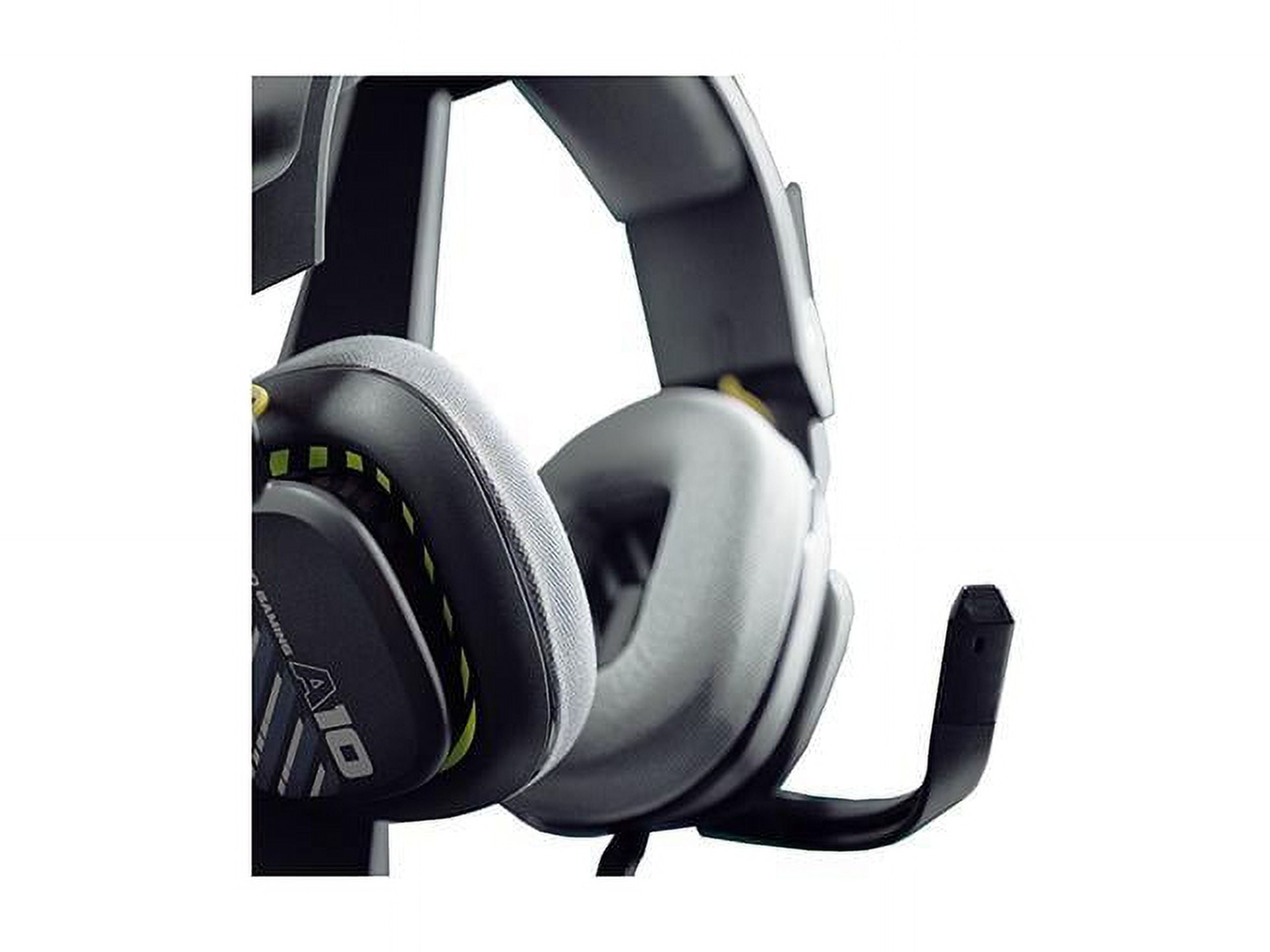 ASTRO A10 Gaming Headset Gen 2 Over-ear Headphones with Flip-to-Mute Mic and 32mm Drivers for PlayStation PC Black