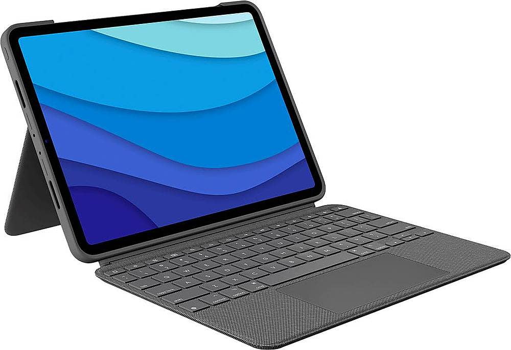 Logitech Combo Touch Backlit Keyboard Case with Trackpad for iPad Pro 11-inch 1st 2nd 3rd 4th gen 2018 2020 2021 2022 Oxford Gray