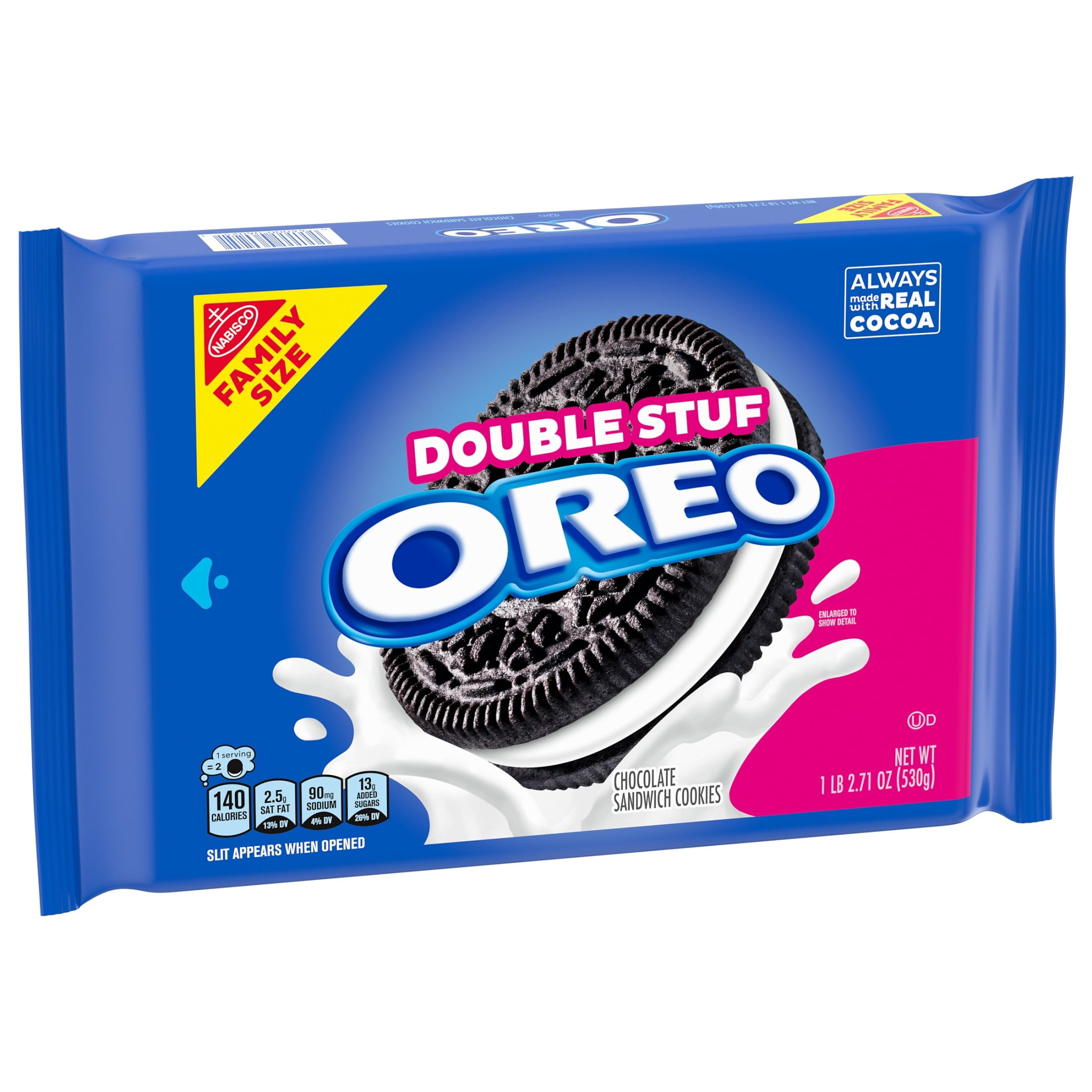 OREO DOUBLE STUF CHOCOLATE SANDWICH COOKIES FAMILY SIZE 18.71 OZ FOR AMERIKASEPETIM