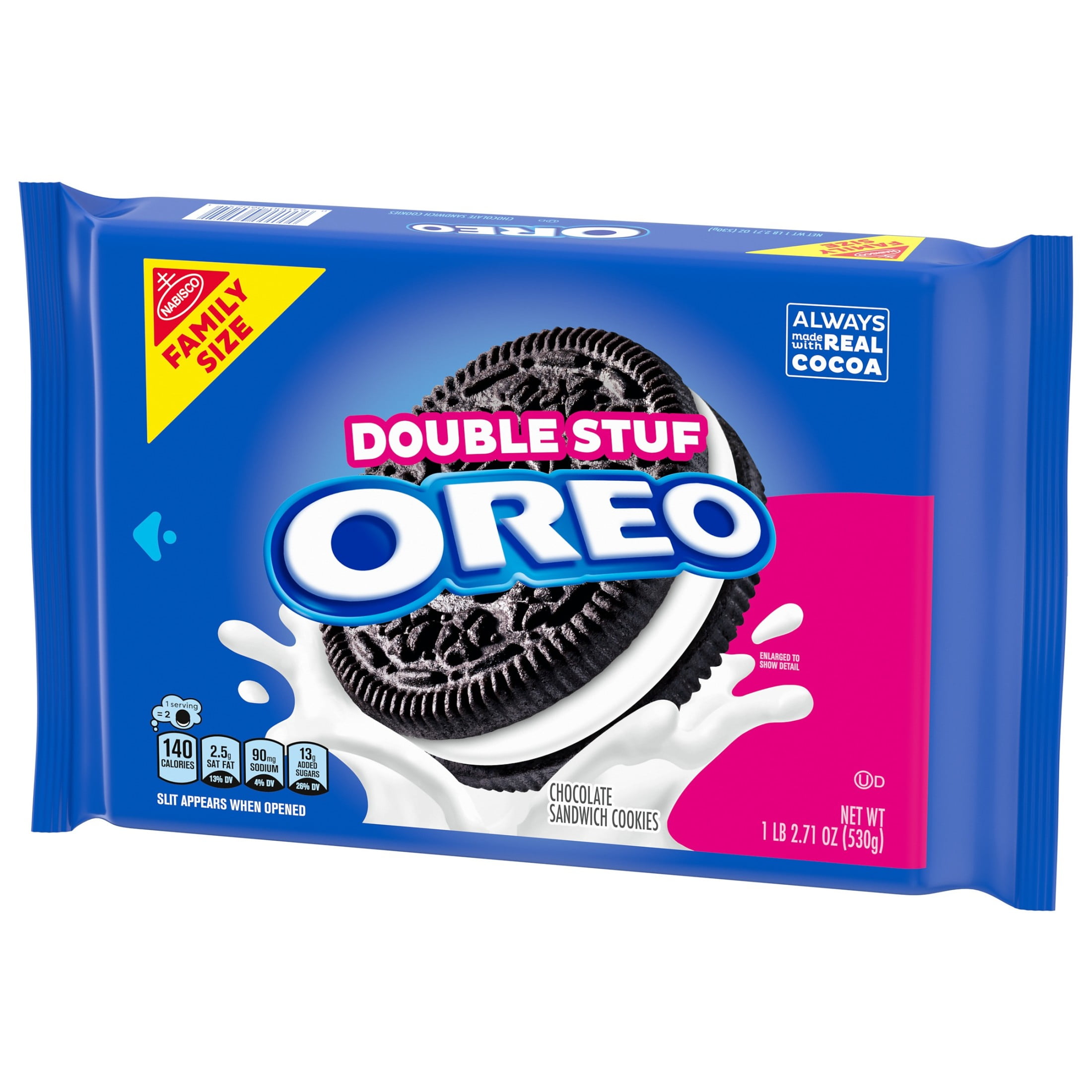 OREO DOUBLE STUF CHOCOLATE SANDWICH COOKIES FAMILY SIZE 18.71 OZ FOR AMERIKASEPETIM