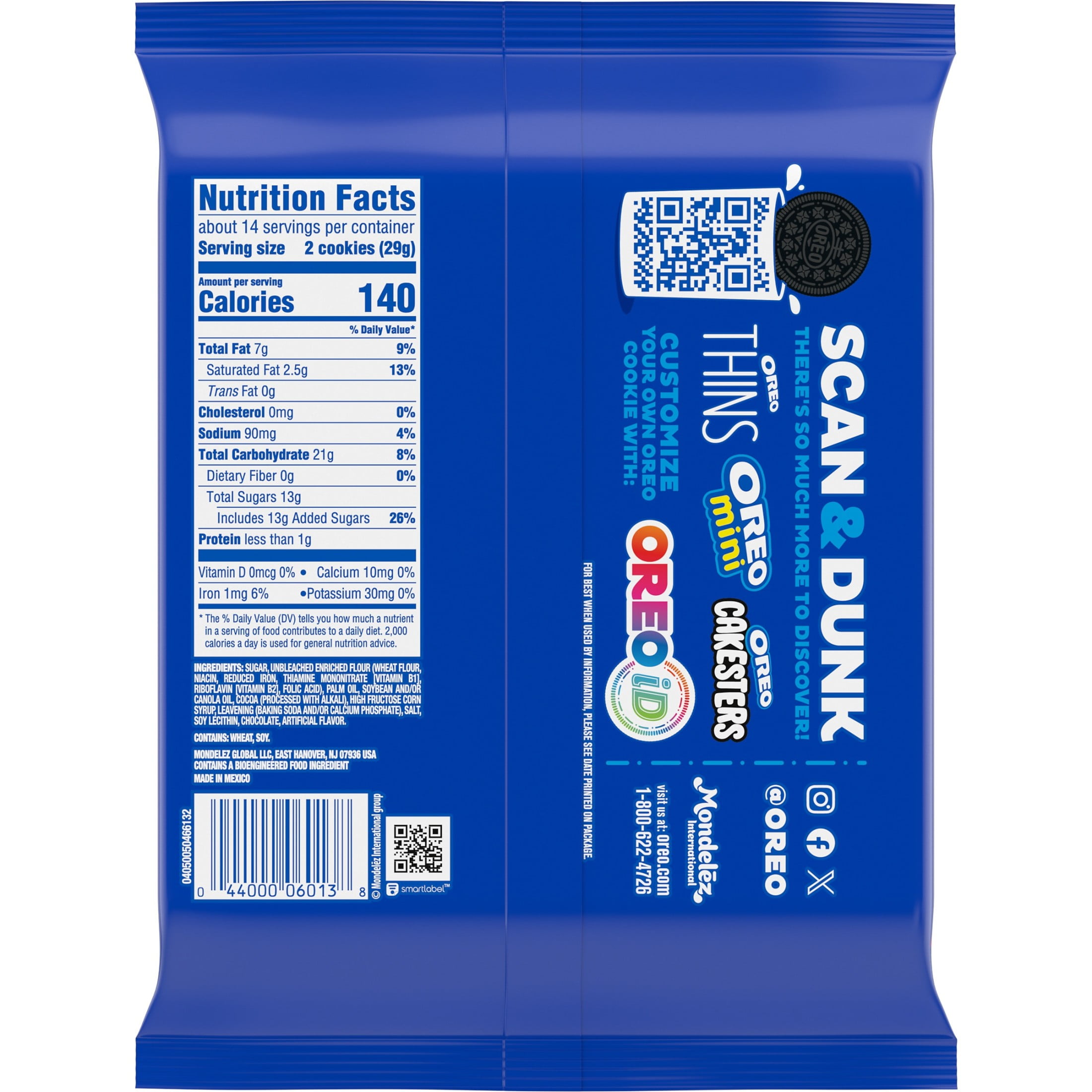 OREO DOUBLE STUF CHOCOLATE SANDWICH COOKIES 14.03 OZ FOR AMERIKASEPETIM.