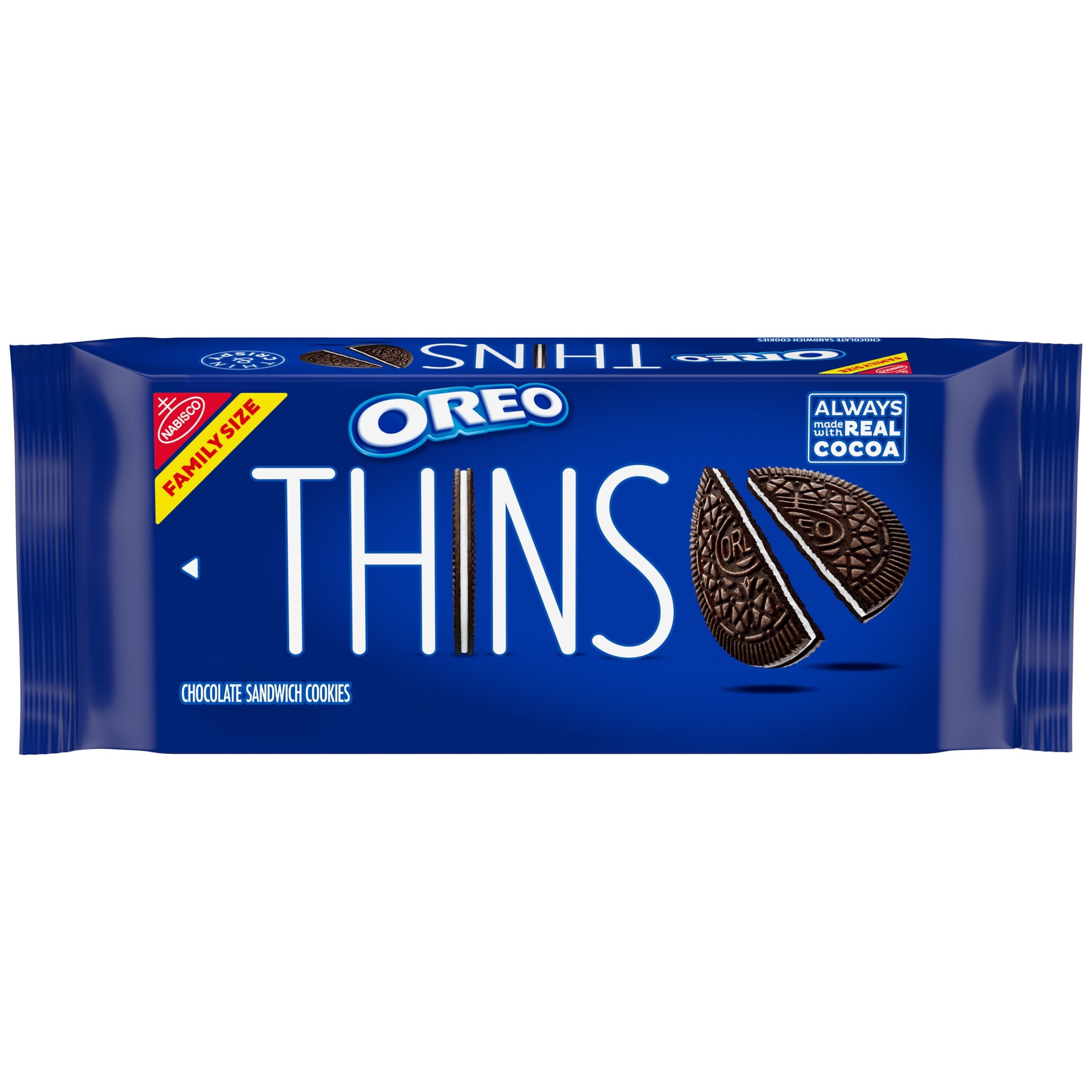 OREO Thins Chocolate Sandwich Cookies Family Size