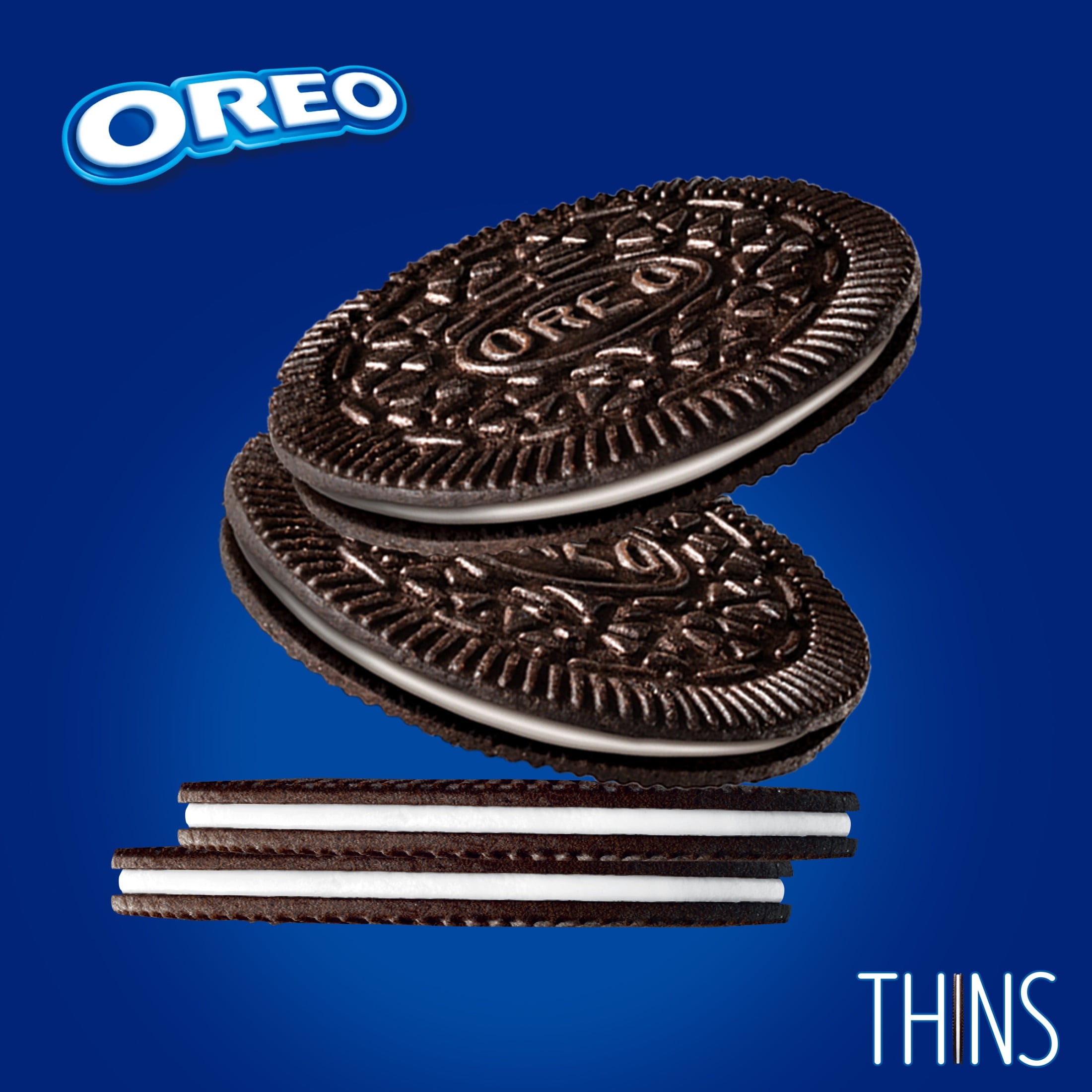 OREO Thins Chocolate Sandwich Cookies Family Size