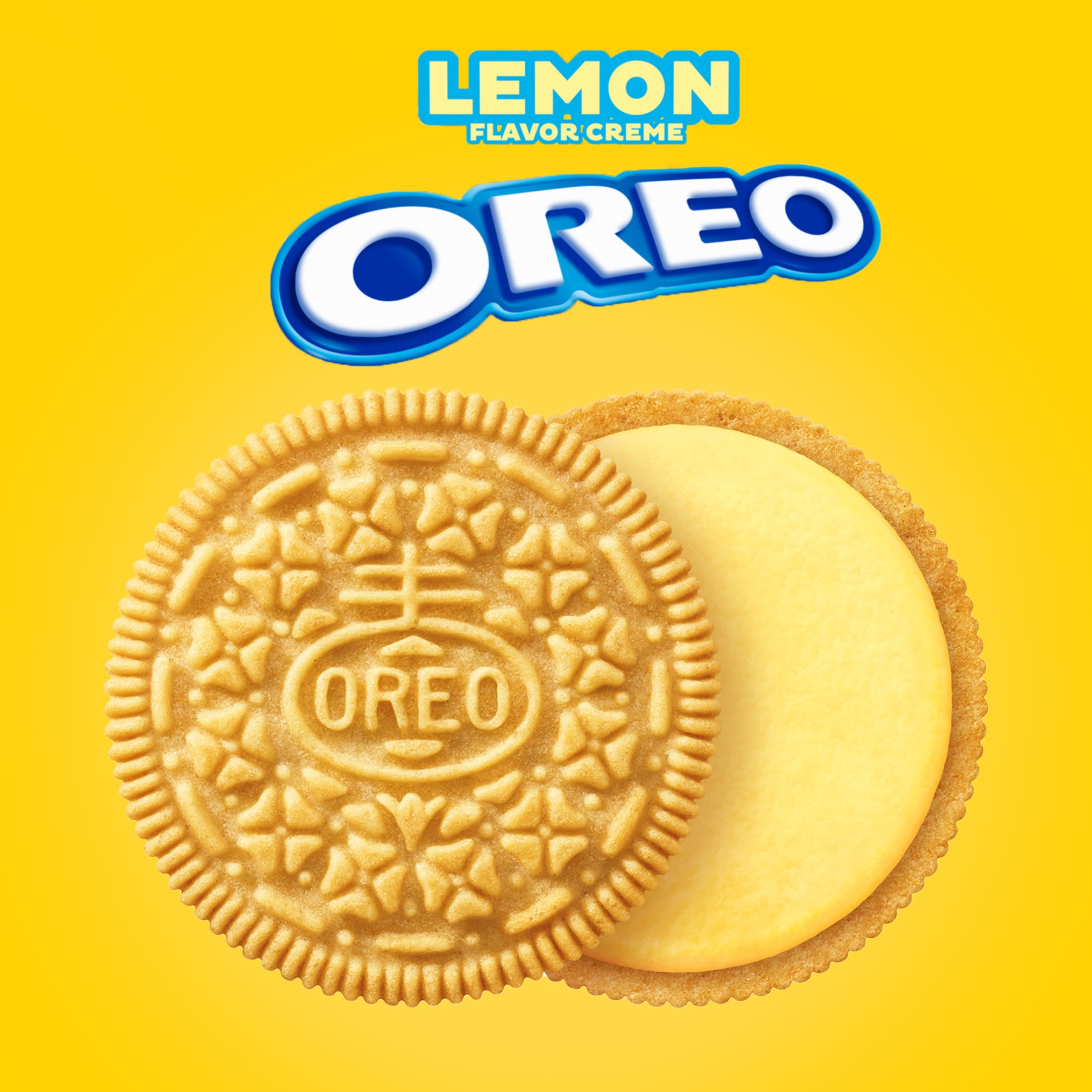 OREO Lemon Creme Family Size Sandwich Cookies