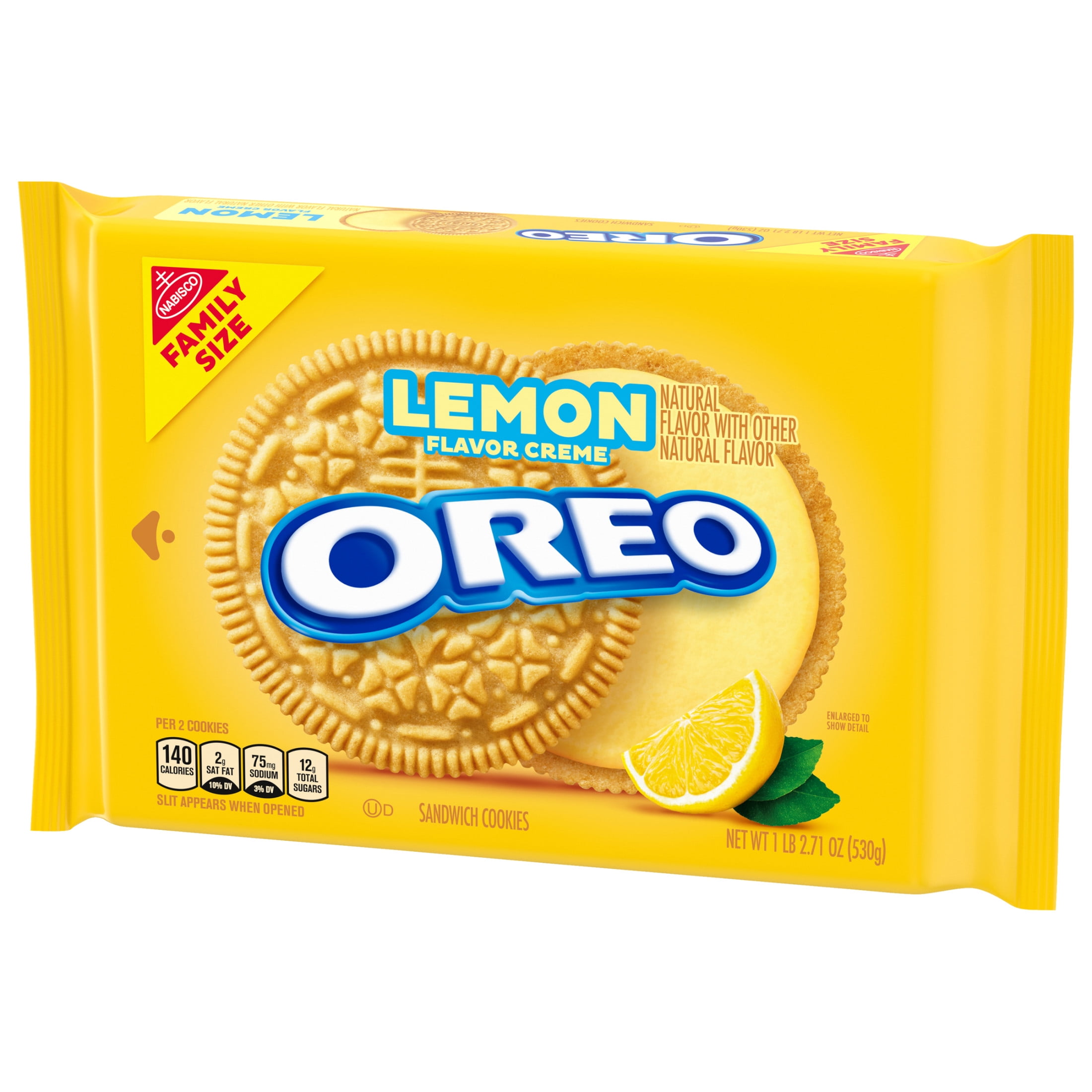 OREO Lemon Creme Family Size Sandwich Cookies