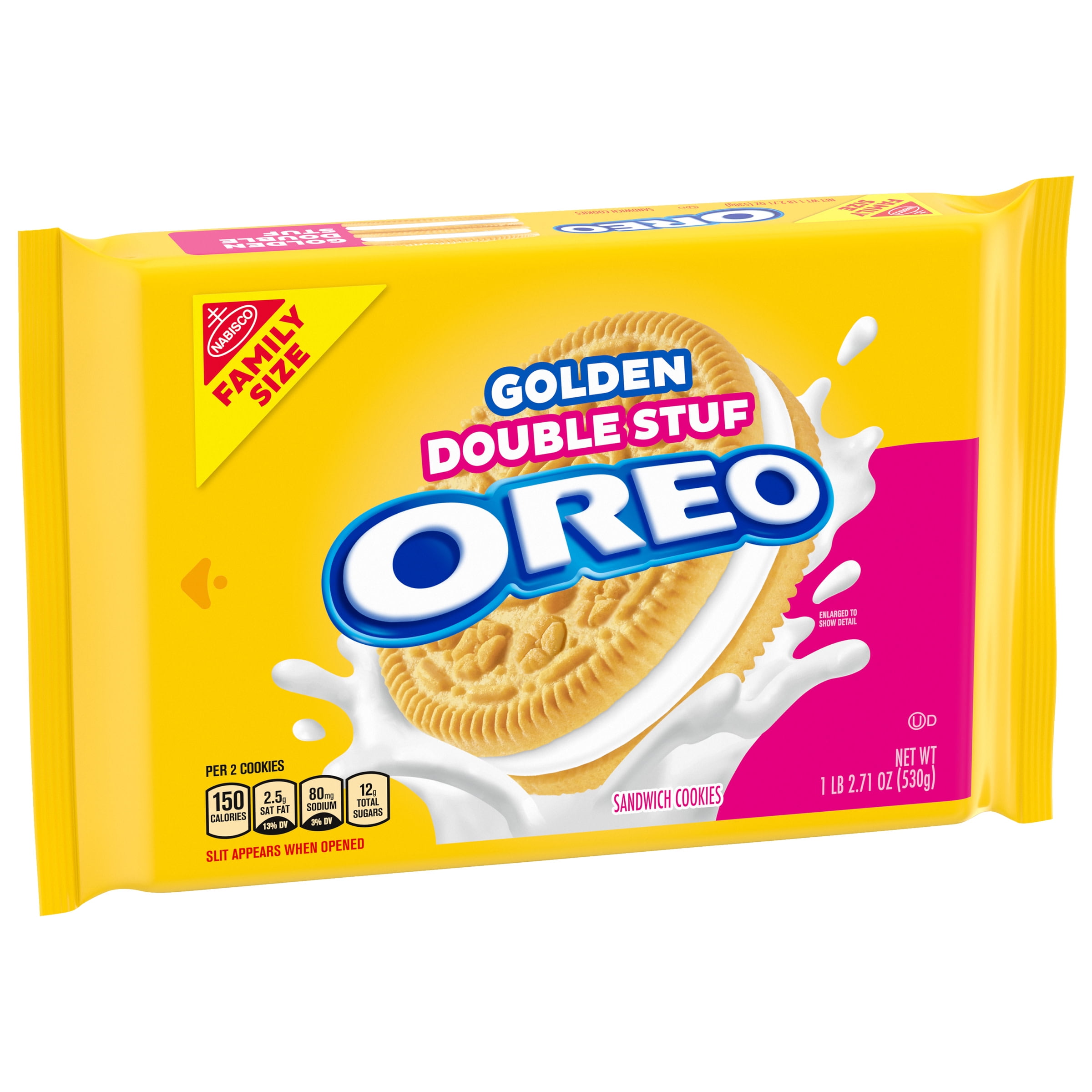 OREO Double Stuf Golden Family Size Cookies