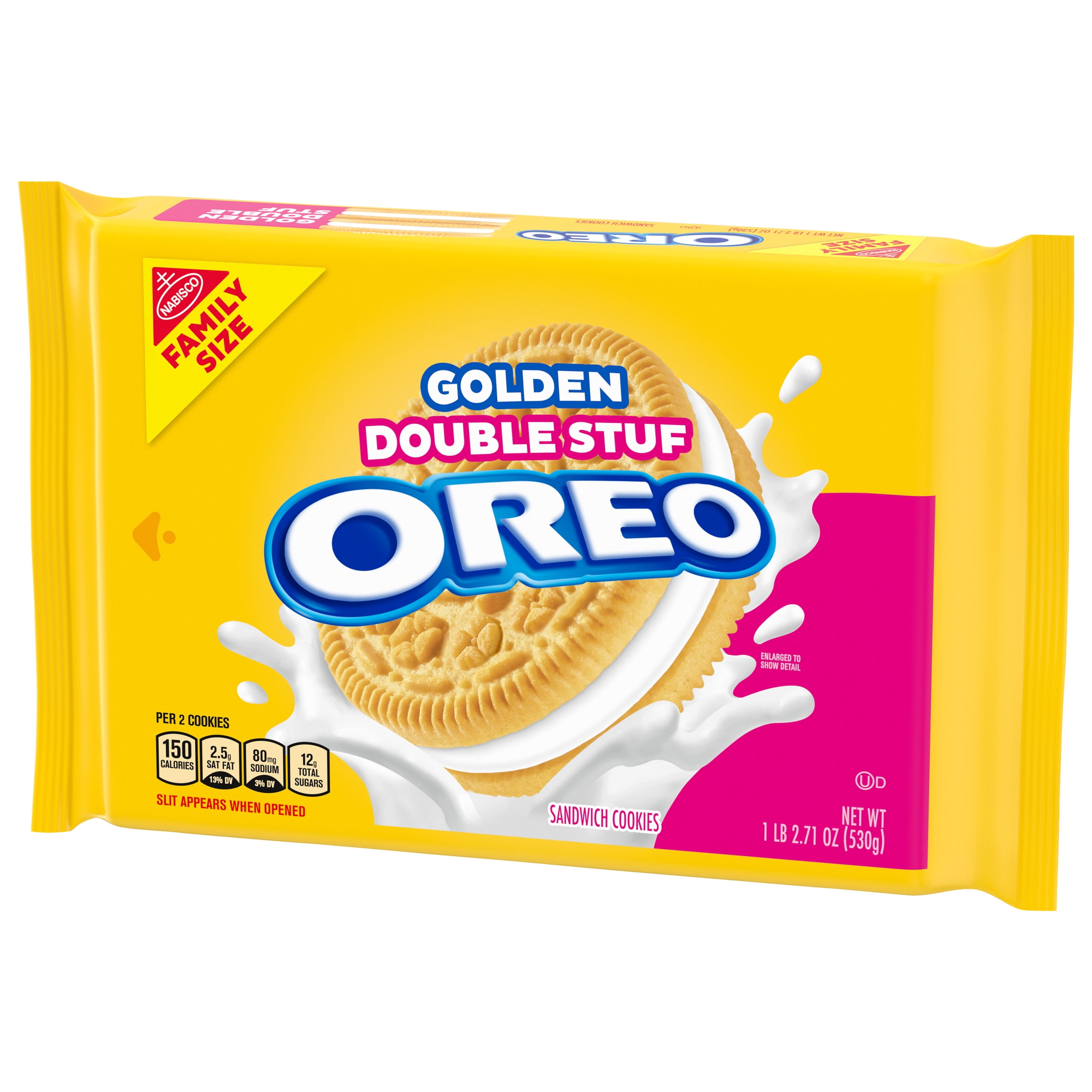 OREO Double Stuf Golden Family Size Cookies