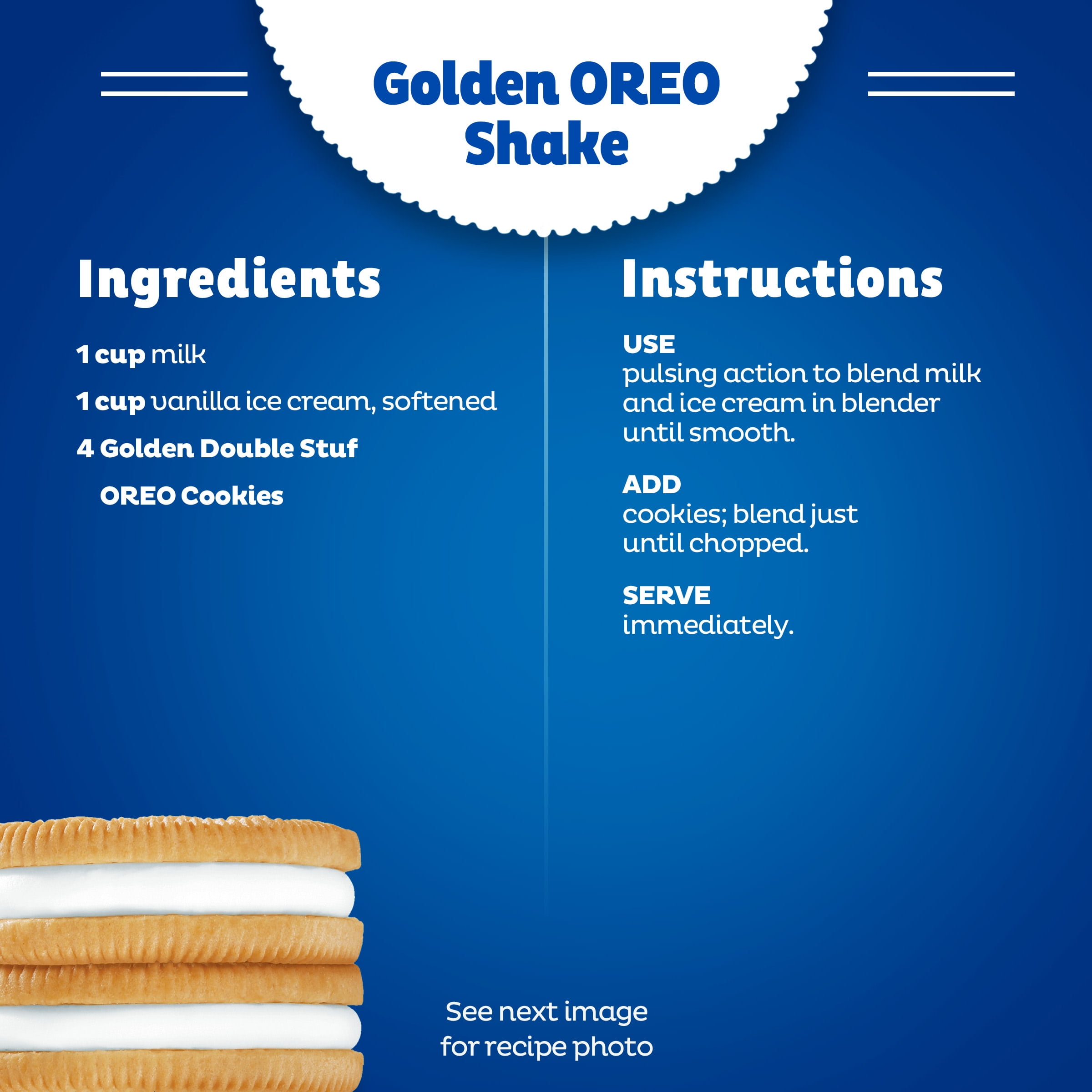 OREO Double Stuf Golden Family Size Cookies