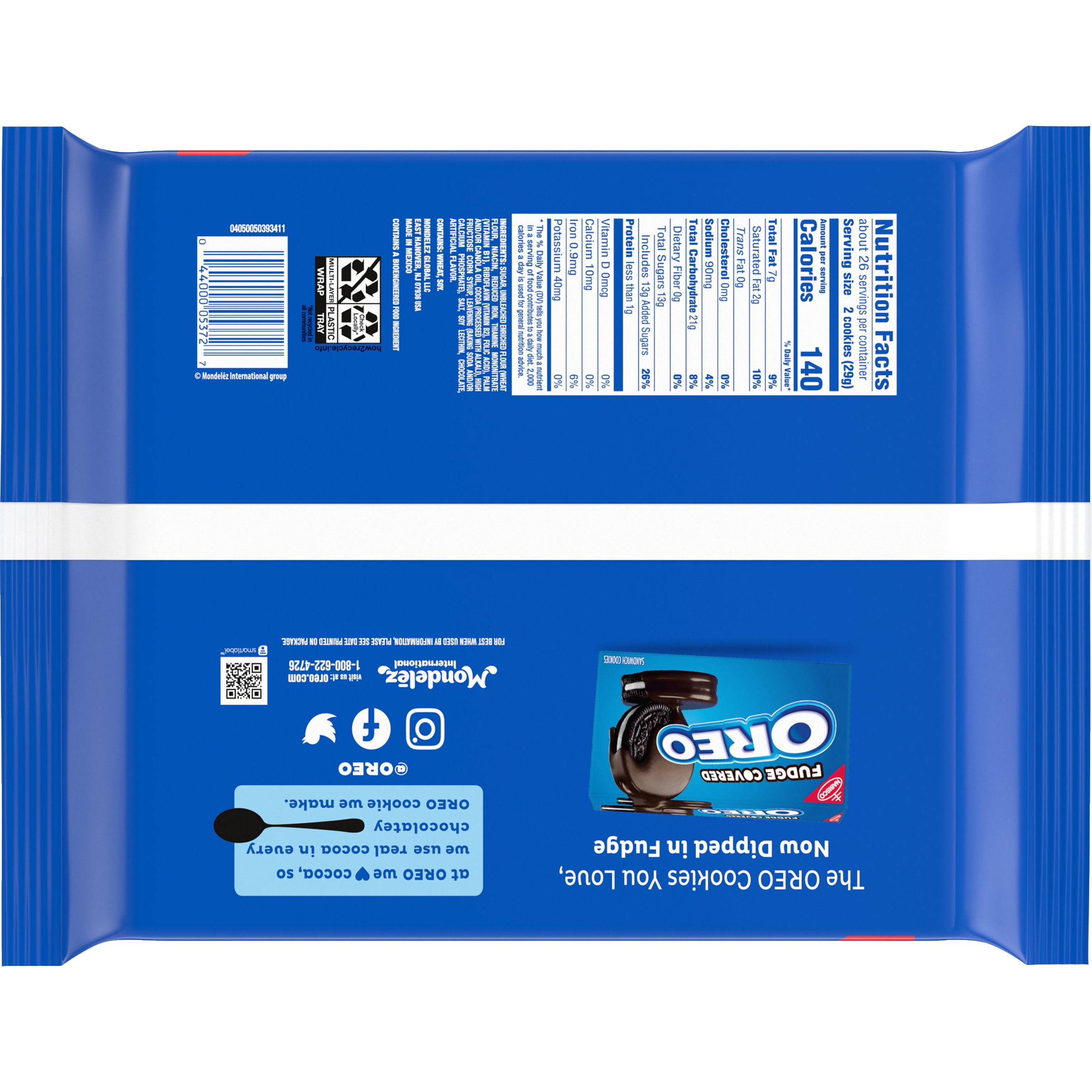 OREO DOUBLE STUF CHOCOLATE SANDWICH COOKIES PARTY SIZE 26.7 OZ FOR AMERIKASEPETIM